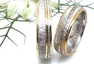 Zwei Farben, eine Liebe – Bicolor Trauringe Eheringe Bicolor Weissgold Gelbgold Jori Blog